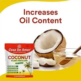 Casa De Amor Coconut Plant Fertilizer, 100% Natural, Helps Root Growth and Yield (900 gm) (FROM INDIA)NUZ