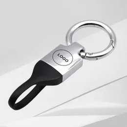 Metal keychain genuine car byk house keytac chain ring waist buckle hanging holder for gift accessories