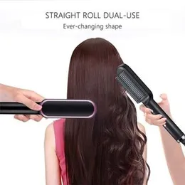 Multifunctional Hair Straight Comb Electric Hair Straighten - Random