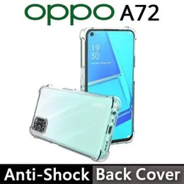 OPPO A72 Soft Silicone TPU Case with anti-shock protection hardy edges fully transparent cover bumper case For OPPO A72 phone case