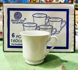 6 Piece Ceramic Tea Cup Set