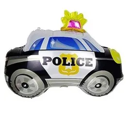 32" Foil Police Car Vehicle Balloon Happy Birthday Party
