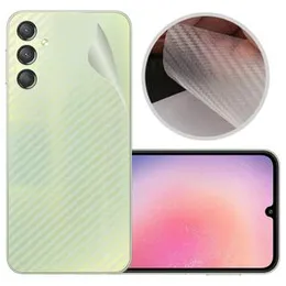 Carbon Fiber Pattern Back Film For Samsung Galaxy A24