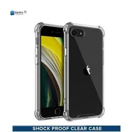 Luxury Shockproof Transparent Shockproof Bumper Case For Phone SE 2020 / Phone 7 / 8 Crystal Transparent Premium Quality Shockproof Protective Phone S