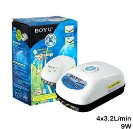 BOYU S-4000B 4x3.2L/min 9W Aquarium Fish Tank Super Pump Air Pump (Four Outlets) Oxygen Pump