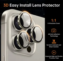 WIWU LG-005 Falcon 3D Easy Installation Lens Glass for iPhone 16 – HD Clear Camera Lens Protector