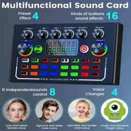 F009 + BM800 Professional Podcasting Sound Card Kit