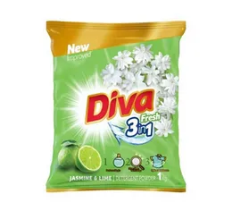 Diva Fresh Jasmine & Lime Detergent Powder 1kg