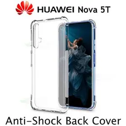 Luxury Shockproof Thickballoon Transparent Back Cover for Huawei Nova 5T