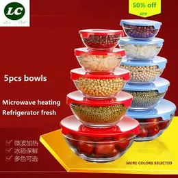 5pcs Glass bowl Set