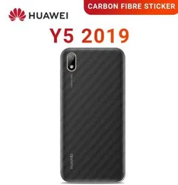 Carbon fibre back sticker for Huawei Y5 2019