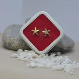 Gold Plated New Stone Star Stud Earring.