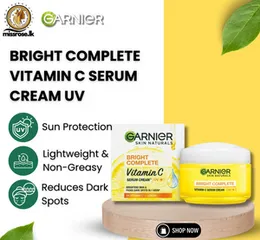 Garnier Bright Complete Vitamin C Serum Cream UV