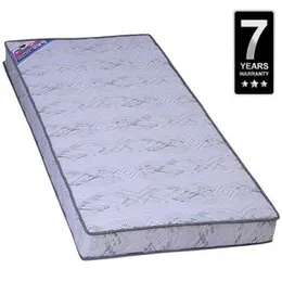 Piyestra 72 X 36 X 6 Foam Mattress - White/ Blue / Brown