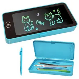 Multi Color LCD Writing Tablet , LCD Panel Pencil Case for Kids