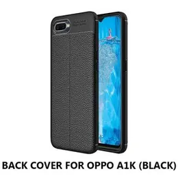 Oppo A1K Soft Black Matte Back cover for Oppo A1K