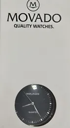Movado Quartz Watch for Men 6 Month Machine Warranty(black)