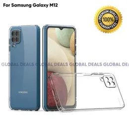 Samsung Galaxy M12 Shockproof Case Camera Protection Shockproof Transparent Bumper Case