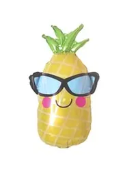 16.7" x 28.3" Foil Pineapple Balloon Happy Birthday Parties