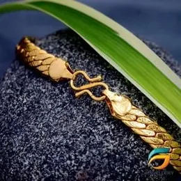 Gold Plated Stylish Filled Albert Bracelet For Men.