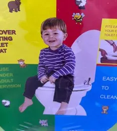 Soft baby potty seat