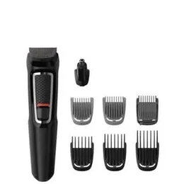 Philips MG3730 Multi-Grooming Kit – 8-in-1 Trimmer | 60-Min Cordless | Self-Sharpening Blades