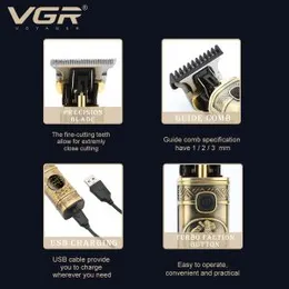 VGR VL-097 Premium Vintage Rechargeable Hair Trimmer