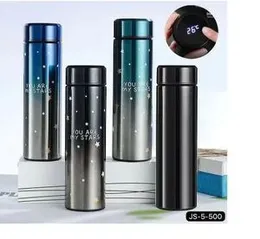 500ML Smart Thermos Intelligent Digital Display Vacuum Cup Water Cup Stainless Steel Vacuum Flasks Mug Water Bottle Drinking