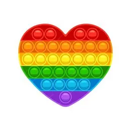 Rainbow colour poppit toy