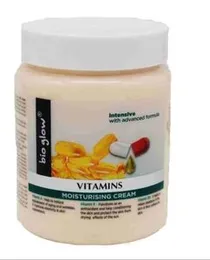 Bio glow vitamins moisturising body cream 500ml