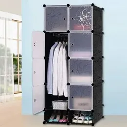8 Door Portable Wardrobe