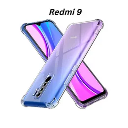 Redmi 9 Transparent Shockproof Clear Back Cover for Redmi 9