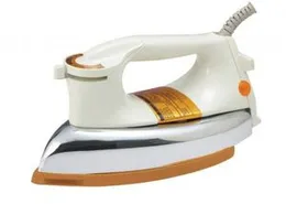 Bajaj DHX-9 Heavyweight Dry Iron – 1000W | Metal Base | White | Home Use
