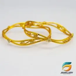 Guarantee Curve Thin Bangle with White Stone for Women With Stone Fashion Jewelry Gift,.