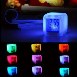 Cube LED Alarm Clock