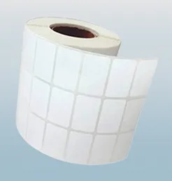 High-Quality White Thermal Barcode Label Sticker Roll 25x12 mm, 3-Up Format, 12000 Labels, Premium Labels