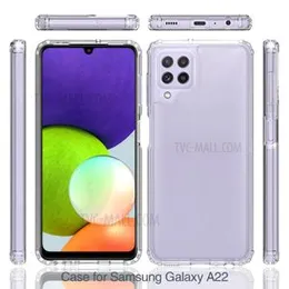 Samsung A22 4G Transparent Shockproof Transparent Back cover for Samsung A22 4G