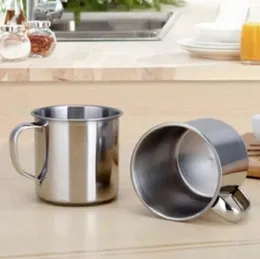 Stainless Steel Mug – Gelas Cangkir Kopi | Silver Finish | Durable & Elegant