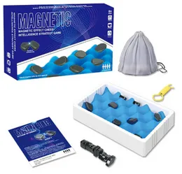 Magnetic Effect Chess Game - Intelligence Strategy Game for Kids Adults Family with 20 Magnetic Chess Pieces
