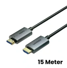 UGREEN 15 Meter 8K HDMI Fiber Optic Cable Male to Male Aluminum Shell – HD183 - 55505