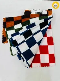 New Face Towel – Ultra-Soft Cotton Blend | Multi-Color Checkered | Multi-Pack Options