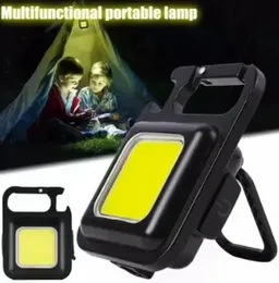 COB LED Keychain Light | Compact Rechargeable Flashlight with High Brightness
