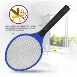 Rechargeable Electronic Mosquito Racket – High Voltage Electric Fly Swatter with Safe Protective Net