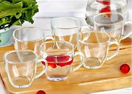 Coffee & Tea Glass Cups 6 Pieces Sets