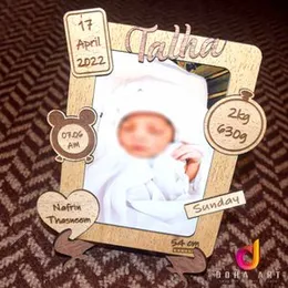 Customized Name Wooden Photo Frame Lovers Choice Gift for Closest one, for Baby photo frame, wedding Anniversary gift frame.