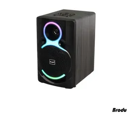BRODU High-Quality Bass multimedia subwoofer BTS 1826 portable wireless Bluetooth speaker with led light support (MIC, FM, AUX, USB, SD)