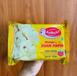 Aahaa Mango Soan Papidi Indian sweets 250g