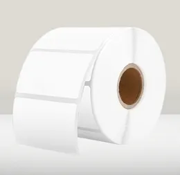 High Quality White Thermal Barcode Labels 51x32mm, 1 UP, 1500pcs, White Thermal Printing Labels