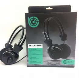 Tucci TC-L770MV Wired Stereo Headset Black Full Size PC Headset