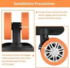 Luggage Wheel Covers,16 and 8 Pcs Luggage Compartment Wheel Protection Cover for Most 8-Spinner Wheels Carry on Luggage